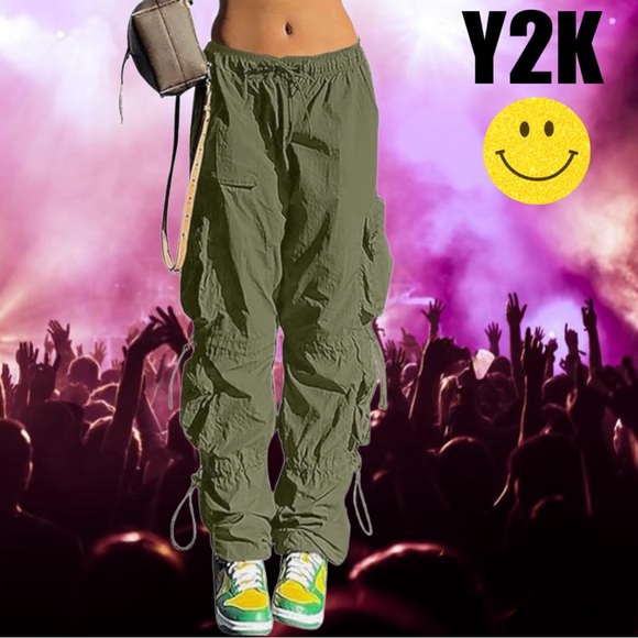 Pants - Y2K Parachute Pants